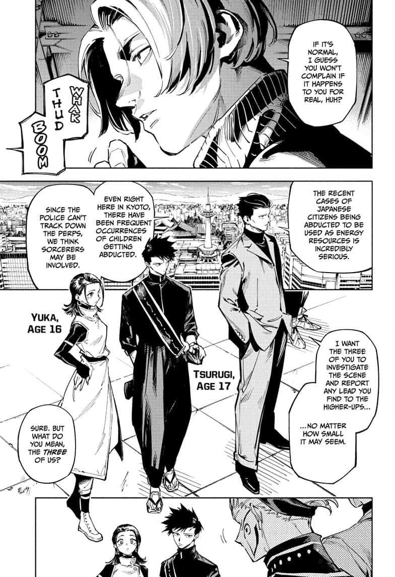 Jujutsu Kaisen Modulo Manga Chapter 1 page 10 - Special Grade Incident scene