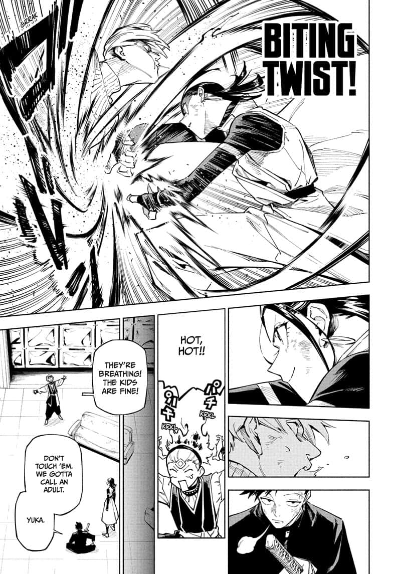 Jujutsu Kaisen Modulo Manga Chapter 1 page 46 - Special Grade Incident scene