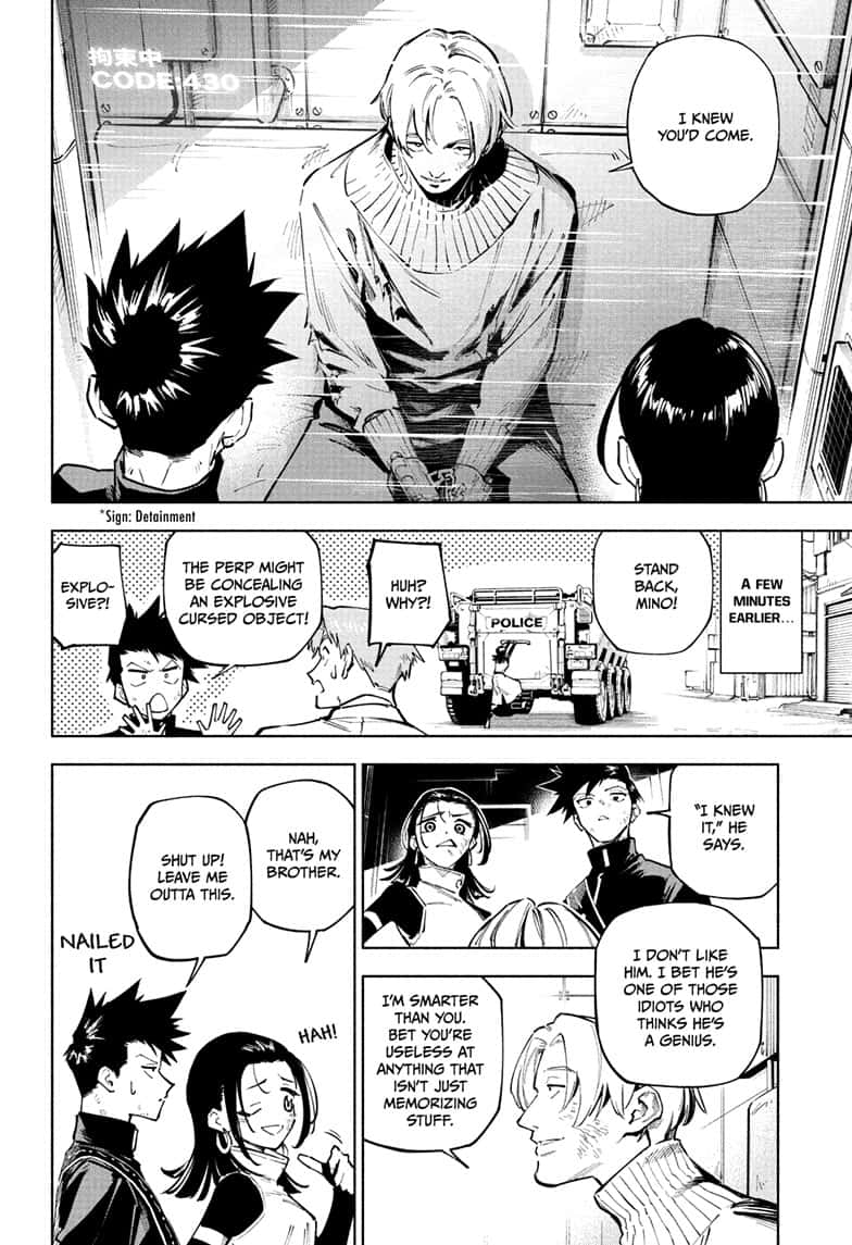 Jujutsu Kaisen Modulo Manga Chapter 2 page 12 - Deterrence scene