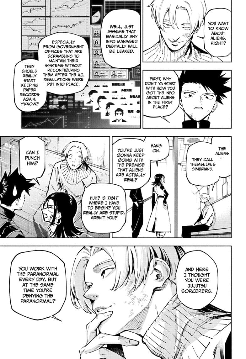 Jujutsu Kaisen Modulo Manga Chapter 2 page 13 - Deterrence scene