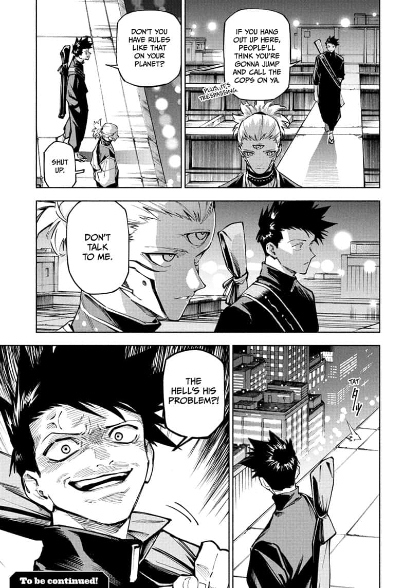 Jujutsu Kaisen Modulo Manga Chapter 2 page 24 - Deterrence scene