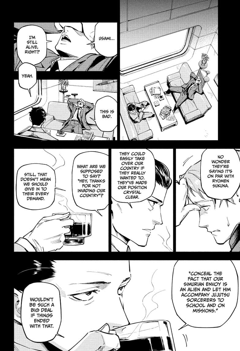 Jujutsu Kaisen Modulo Manga Chapter 2 page 6 - Deterrence scene