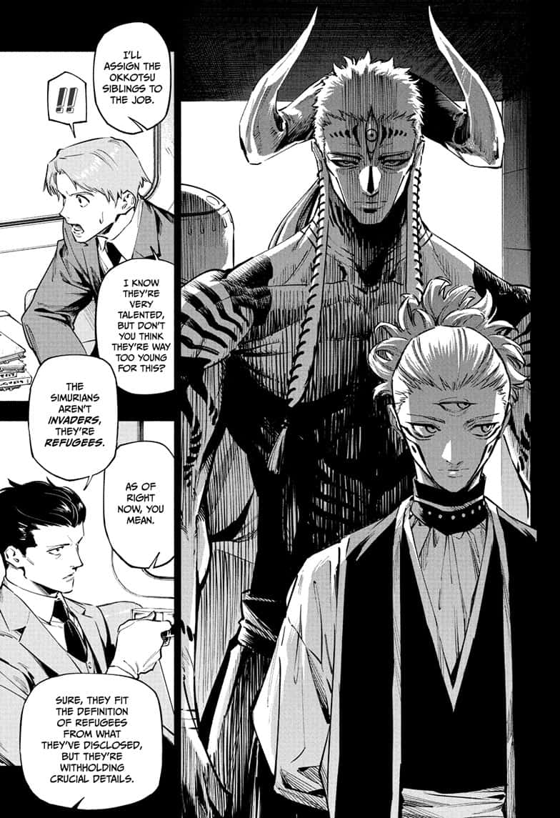 Jujutsu Kaisen Modulo Manga Chapter 2 page 7 - Deterrence scene