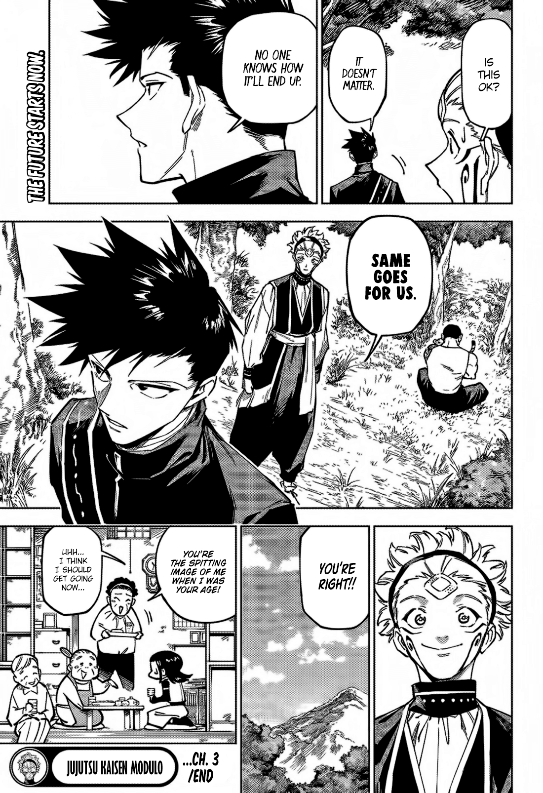 Jujutsu Kaisen Modulo Manga Chapter 3 page 22 - Swimming in the Forest scene