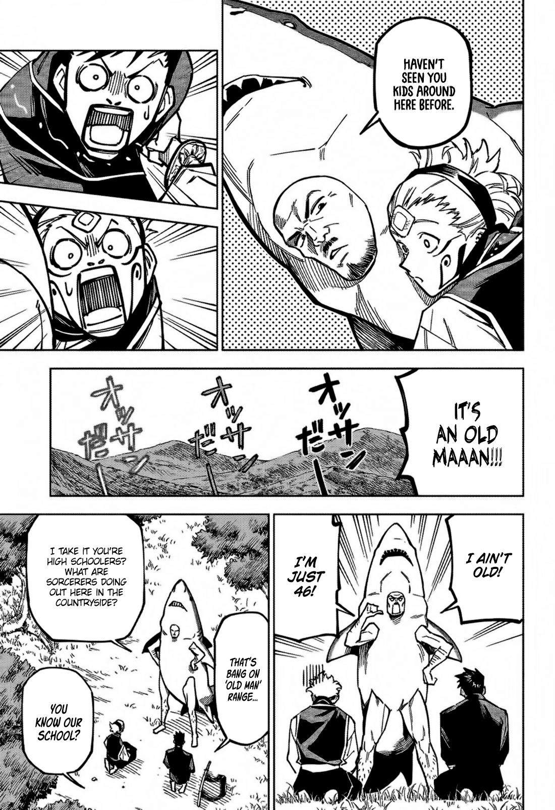 Jujutsu Kaisen Modulo Manga Chapter 3 page 8 - Swimming in the Forest scene