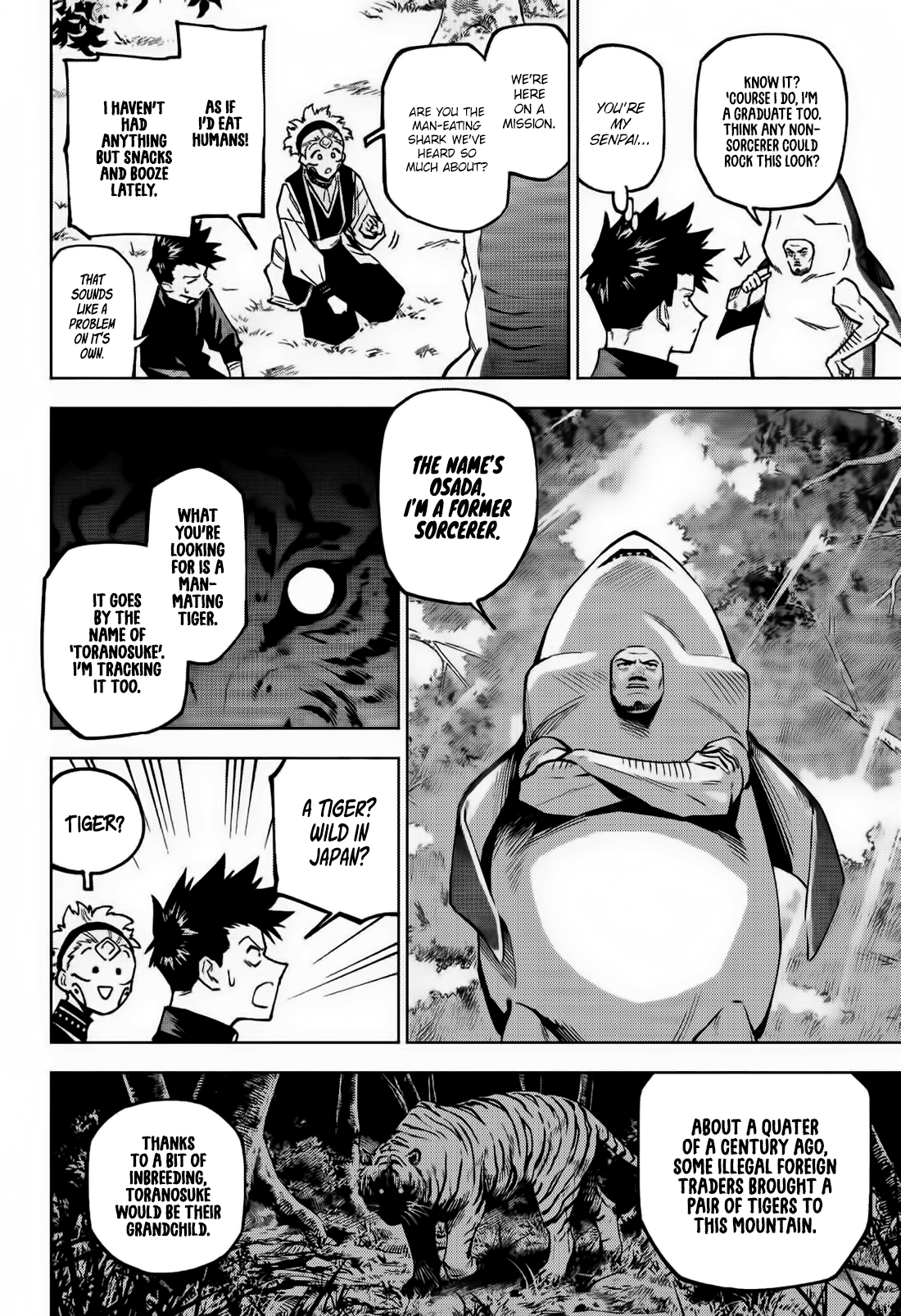 Jujutsu Kaisen Modulo Manga Chapter 3 page 9 - Swimming in the Forest scene