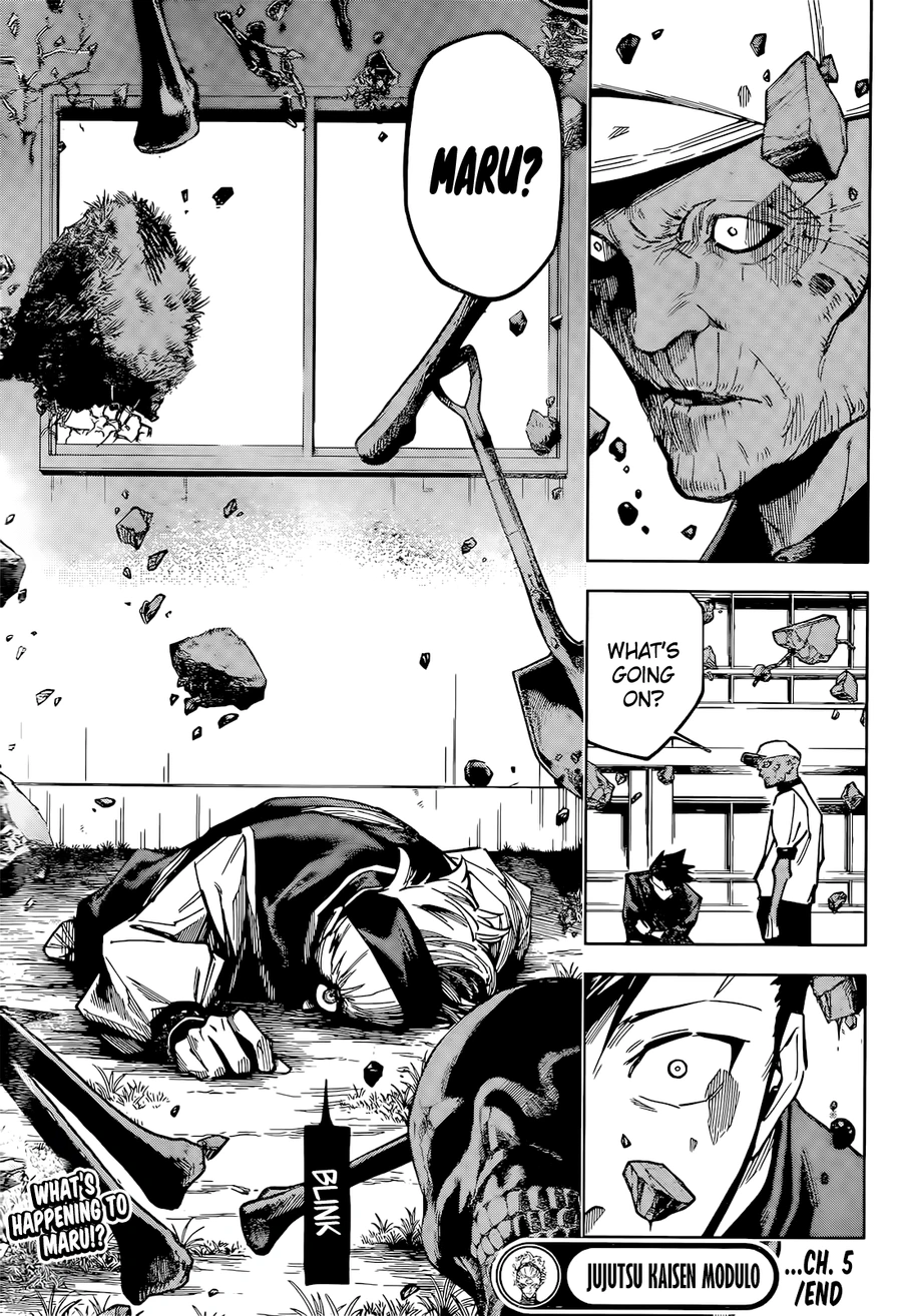 Jujutsu Kaisen Modulo Manga Chapter 5 page 18 - Senility scene