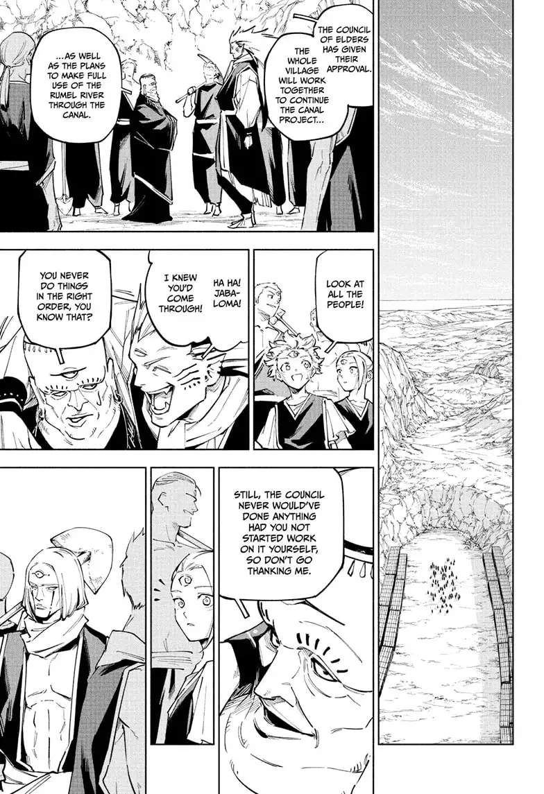 Jujutsu Kaisen Modulo Manga Chapter 8 page 13 - Dura Val, Bobbidi Mechika, Part 1 scene